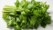 Bunch of parsley on isolated white background