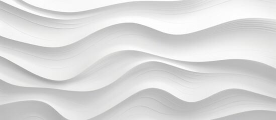 Wall Mural - White background with abstract gray pattern for web design Texture of wavy lines and patterns in a modern style for a splash