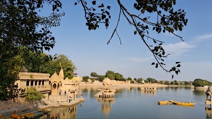 Wall Mural - Gadisar Lake,  Jaisalmer, Rajasthan, India