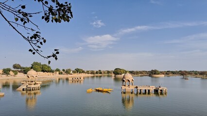 Wall Mural - Gadisar Lake,  Jaisalmer, Rajasthan, India