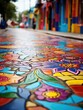 © Ihor - Colorful floor covered in various vibrant hues