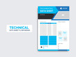 © shamimfaruk849 - Technical Data Sheet template design