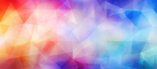 Wall Mural - abstract geometric texture with colorful blurred background for creative design