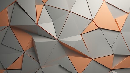 Sticker - An abstract geometric background displays patterns on a wall, adding depth and interest to the design.