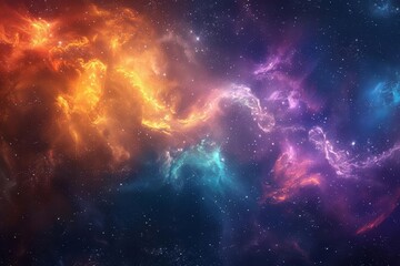 Wall Mural - space galaxy nebula cosmic stardust cloud universe exploration background
