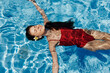 © SHOTPRIME STUDIO - Woman blue girl pool sport person lifestyle summer bikini female swim body water underwater