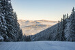 One winter day on the top of Pilsko in the Beskids, Poland, Skitouring, Mountains