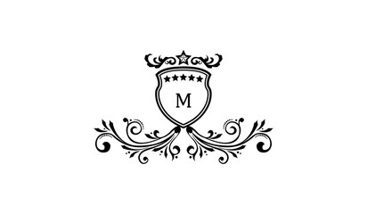 Sticker - Luxury Crown Alphabetical Logo