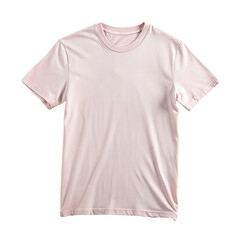 Poster - Pink t-shirt isolated on transparent background.