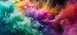 Abstrakcyjne tło kolorowy dym