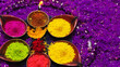 diwali celebration, indian traditional holidays, created with generative ai technology
