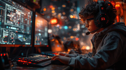 Dream job of IT developer kid