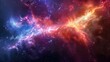 Colorful Space Galaxy Cloud Nebula Starry Night Cosmos Universe Science Astronomy Supernova Background Wallpaper