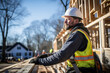 © talkative.studio - Photo of a construction worker wearing safety helmet