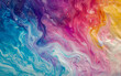 AI-Created Abstract Color Swirls