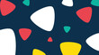 Seamless Multicolored Polka Dot Texture Background