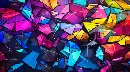 Sticker - background with cubes