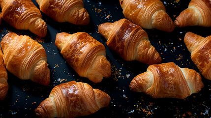 Canvas Print - croissant