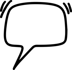 Speech bubbles text, chat, message