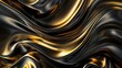 abstract blur image of gold luxury cloth or liquid wave or wavy silk texture satin velvet material or luxurious  elegant wallpaper design, background, 3d rendering
