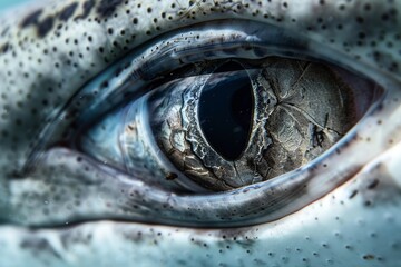 Wall Mural - Closeup Shark Eye