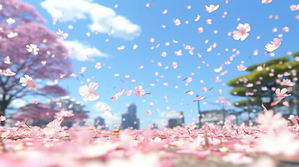 flowers in the park