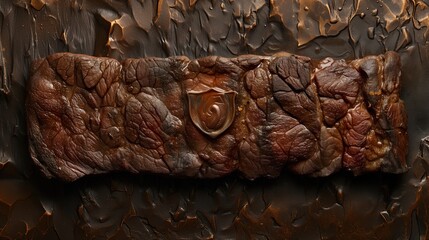 Wall Mural - appetizing grilled steak closeup