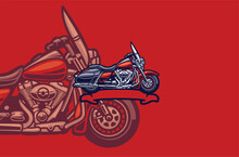 The Harley Davidson Motorcycle Logo, A Red Motorcycle On A Red Background, Exudes Fierceness And Power In An Iconic Design, Offering A Striking And Striking Style That Is True To Its Heritage.