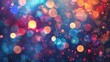 © furyon - Sparkling bokeh background with colorful lights