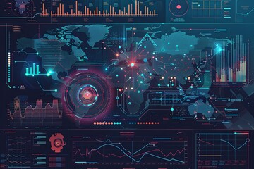 Business data analysis, report. system analyst computer diagram, ai overview, platform, screen. technologies