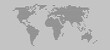 Stark vereinfachte Weltkarte schwarz grau aus Streifen