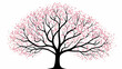 Logotipo de un árbol primaveral