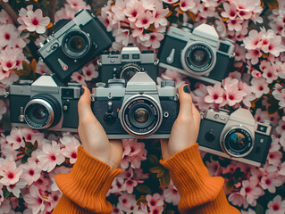 Wall Mural - Creative Camera Shots for Photography Enthusiasts