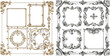 © Mark - Decorative vintage frames, borders, corners