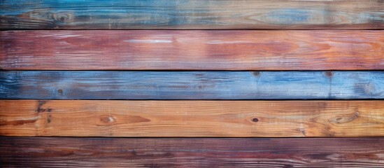 Wall Mural - Close up Background of Wooden Colored Texture