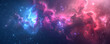 Abstract geometric background - Space galaxy design