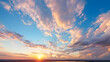Cloudscape time-lapse illustrating the dynamic play of clouds against the backdrop of a vivid sky,