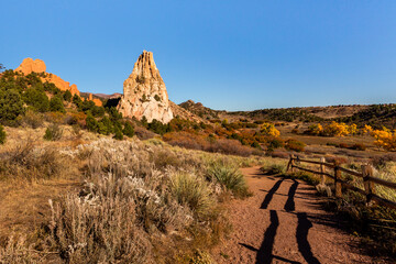 Poster - Hiking trail in the Garden of the Gods in Colorado Springs