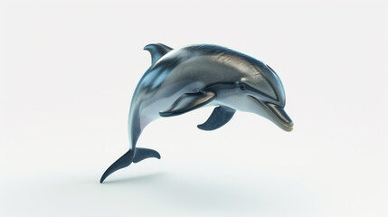 Poster - Dolphin is leaping out of water