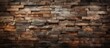 Vintage background with aged stone brick wall