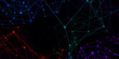 © Fannaan - Abstract technology connection network of particles and lines. Global network Futuristic grid artificial intelligence connections. Plexus of lines and dots and connected particles Vector