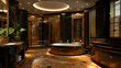  Luxury modern bathroom. generative ai