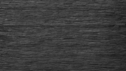 Wall Mural - Black stone texture. Abstract dark stone background