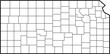 outline drawing of kansas state map.