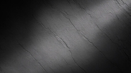 Sticker - Texture of black stone or graphite with gradient. Abstract dark background