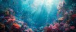 Explore ethereal digital art showcasing mystical marine life and surreal underwater landscapes.