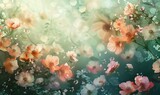 Fototapeta Kwiaty - 꽃배경