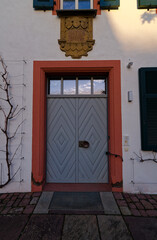 Canvas Print - Triasmuseum in der historischen Altstadt in Euerdorf, Landkreis Bad Kissingen, Unterfranken, Bayern, Franken, Deutschland