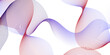 Abstract pink blend digital wave lines and technology background. Minimal carve wavy red and blue flowing wave lines and glowing moving lines. Futuristic technology and sound wave lines background