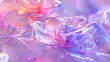 Serene Shine: Close-ups capture the serene shimmer of holographic wildflower bluebell petals.